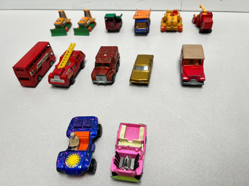 Titel: Unieke Verzameling Vintage Matchbox Lesney (13 stuks), Ophalen
