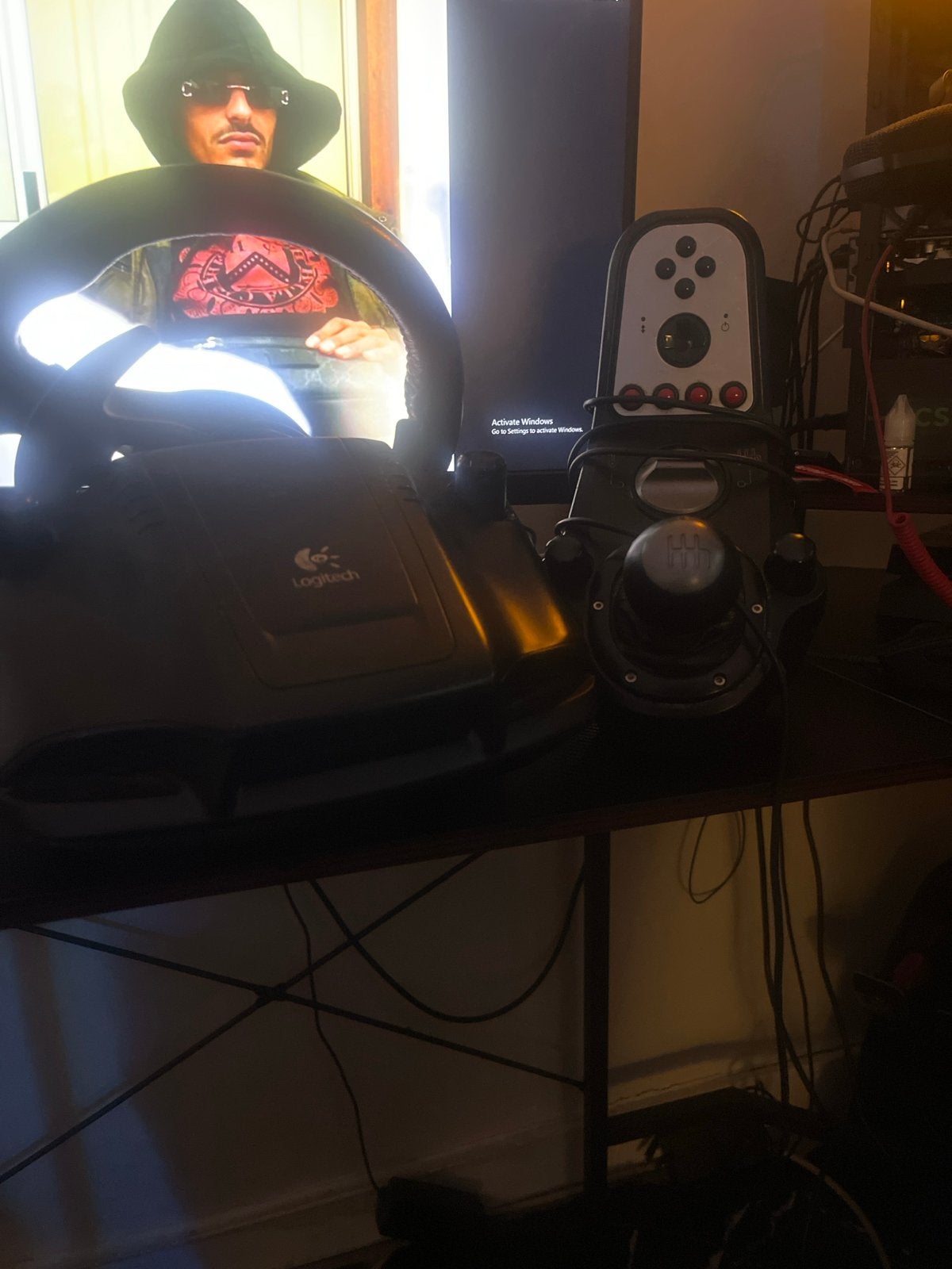 Logitech G25 Racing Stuurwiel met Pedalen en Shifter, Racestuur, Gebruikt, Force feedback, Ophalen of Verzenden