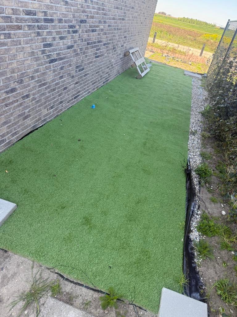 Kunstgras 2x9 meter - Zo goed als nieuw, Tuin en Terras, Gras en Kunstgras, Ophalen of Verzenden, Zo goed als nieuw, 10 tot 20 m²