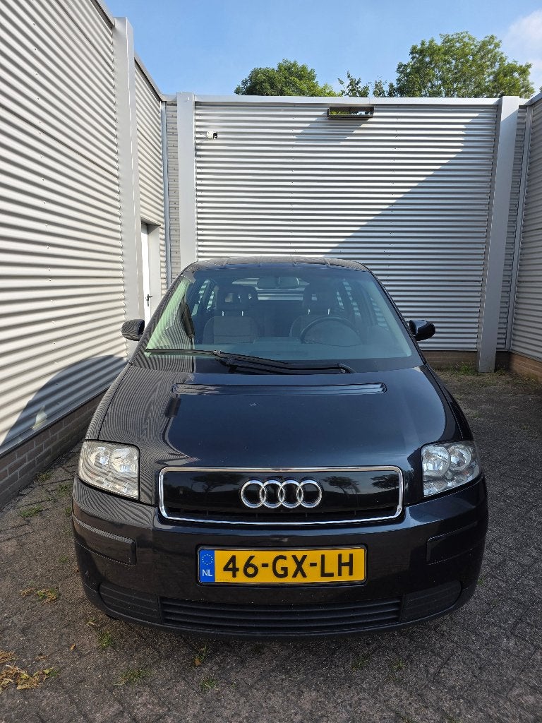Audi A2 1.4 55KW 2001 Blauw, Voorwielaandrijving, Stof, 74 pk, 4 cilinders