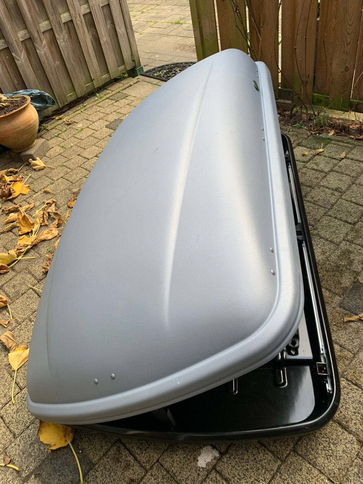 Dakkoffer(THULE)logo landrover, Ophalen, Zo goed als nieuw