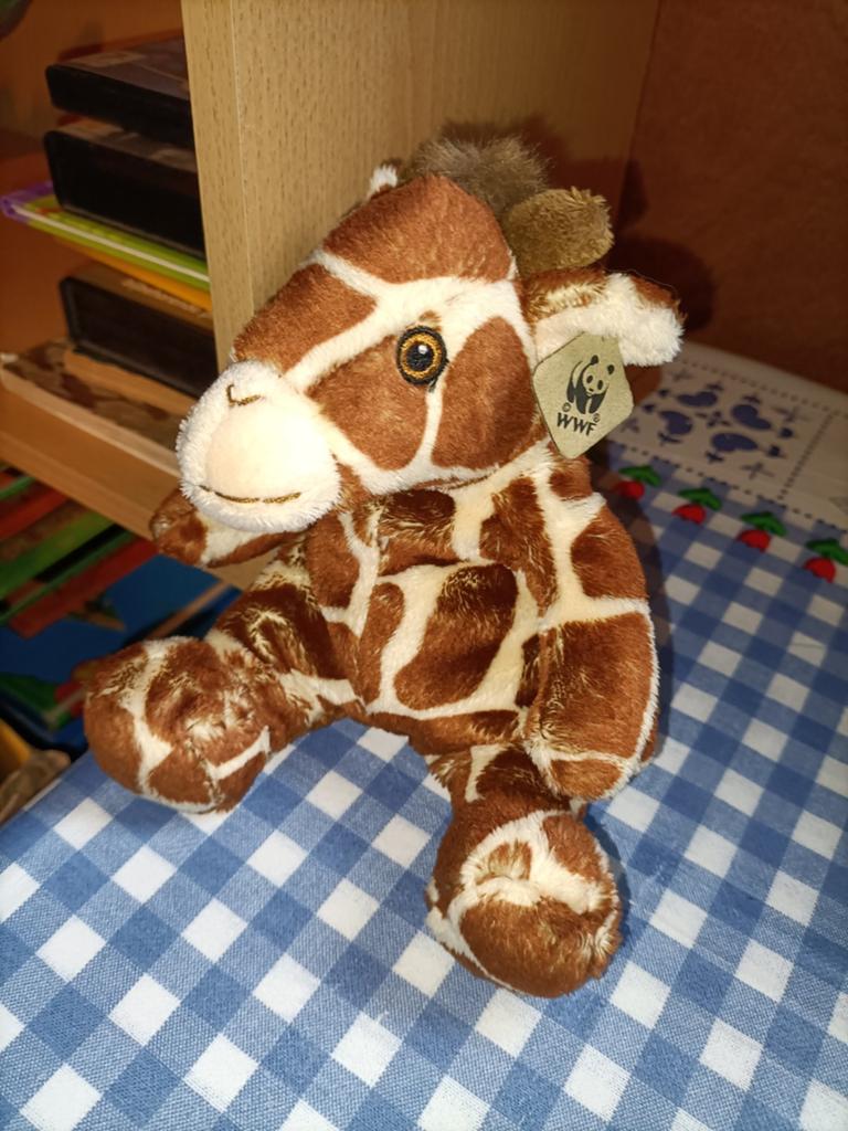 Giraffe knuffel Wereld Natuur Fonds WWF WNF, Ophalen of Verzenden, Zo goed als nieuw, Overige typen