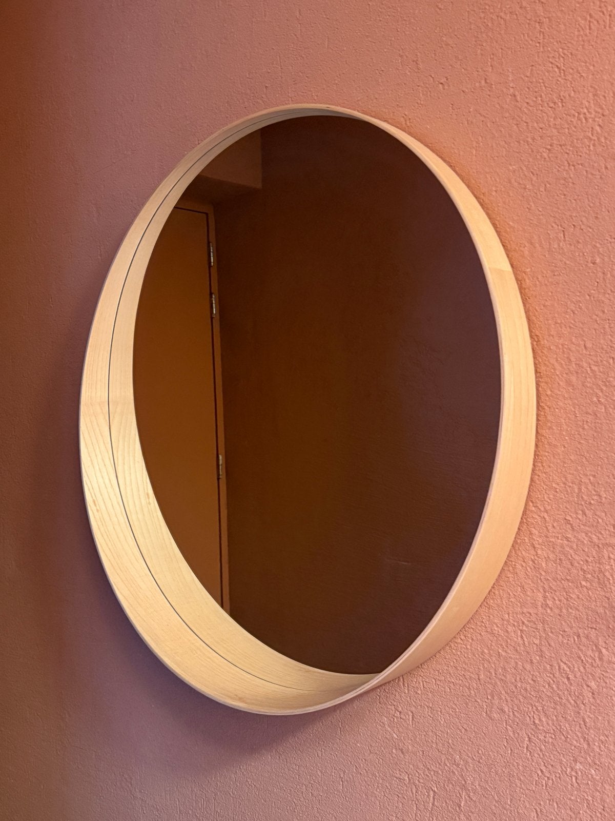 IKEA Stockholm spiegel mirror 80cm, Huis en Inrichting, Woonaccessoires | Spiegels, Ophalen, Rond, Zo goed als nieuw, 75 tot 100 cm