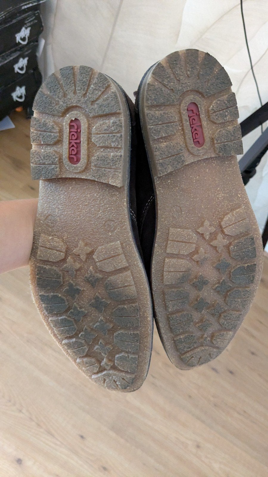 Rieker heren veterschoenen - bruin suède, Bruin, Ophalen of Verzenden, Rieker, Gedragen