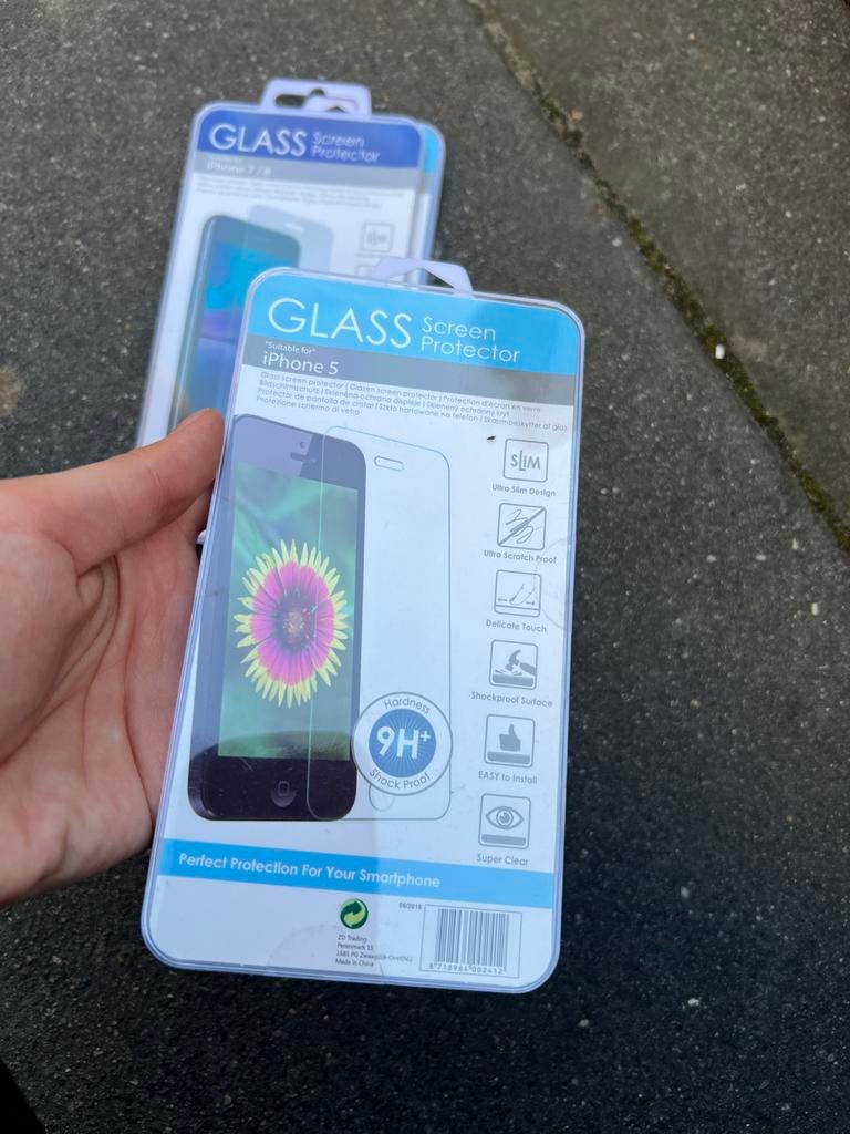 Screenprotector voor iPhone 5 - 9H+ Schokbestendig Glas, Telecommunicatie, Mobiele telefoons | Hoesjes en Frontjes | Apple iPhone