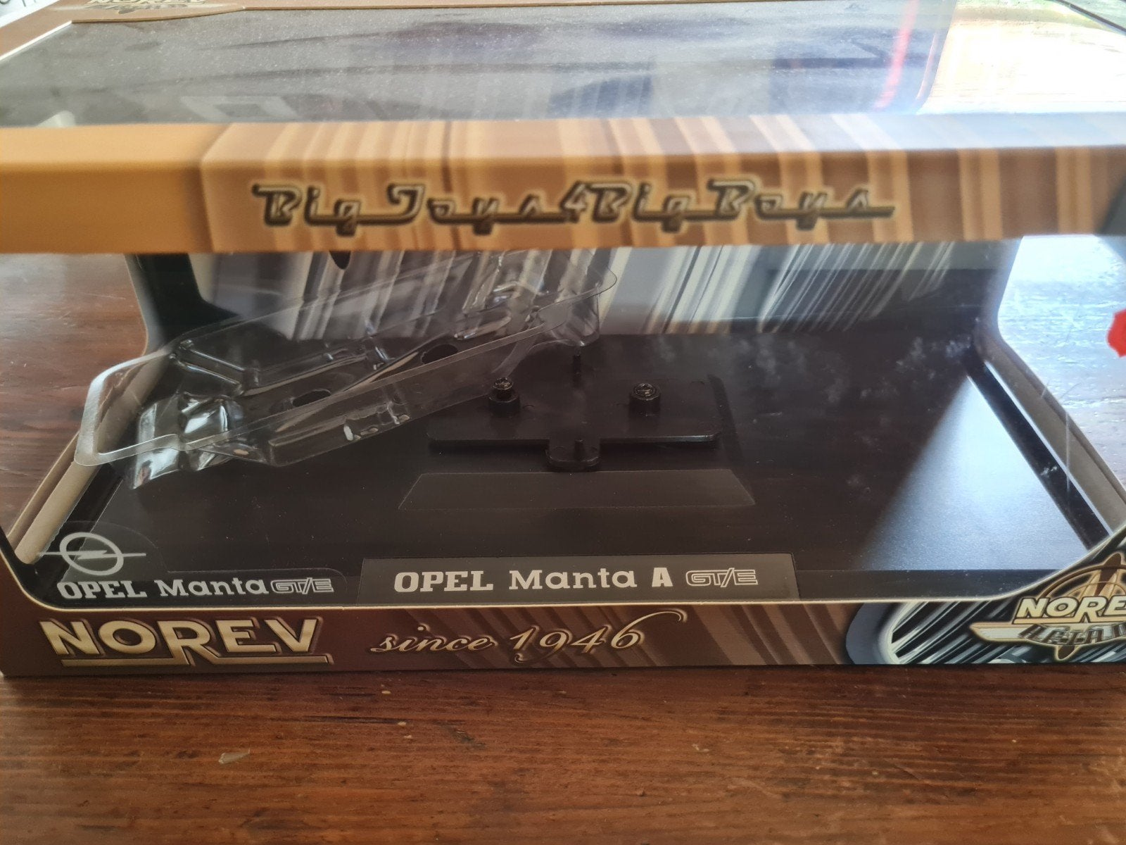 1:18 lege doos Opel Manta A GT/E uit 1975 Norev, Hobby en Vrije tijd, Modelauto's | 1:18, Ophalen of Verzenden, Zo goed als nieuw