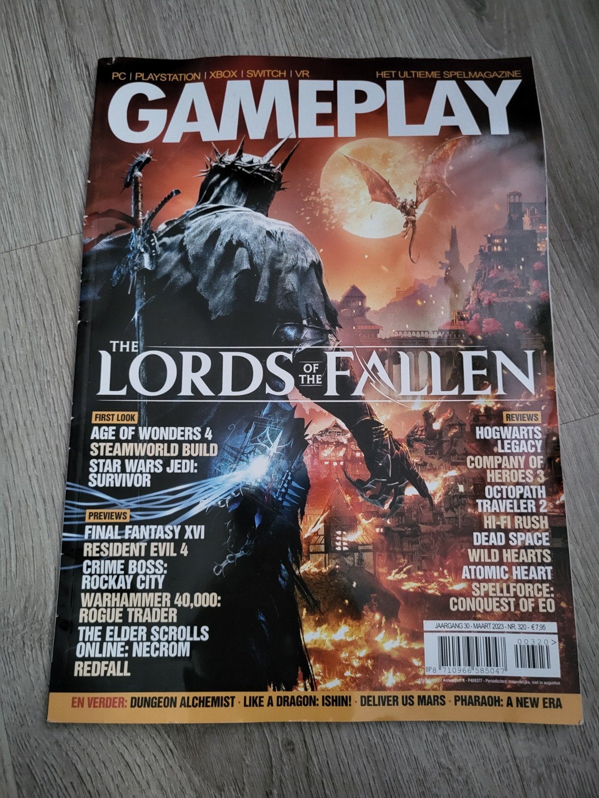 Gameplay Magazine Maart 2023 - The Lords of the Fallen, Boeken, Ophalen of Verzenden, Gelezen, Overige typen