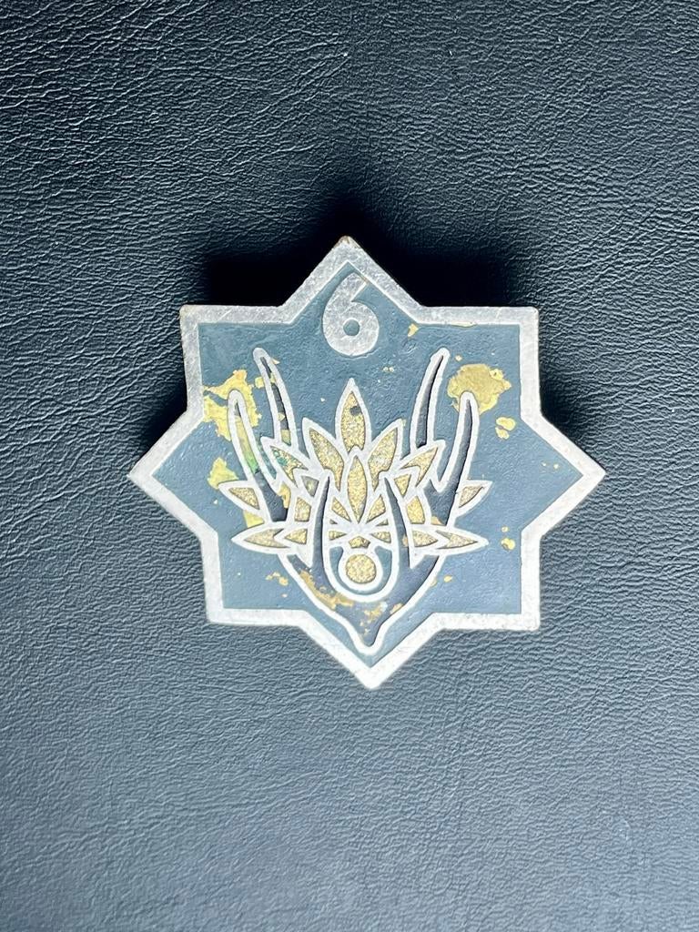 Mouwembleem 6e Bat Garde Grenadiers - Indië Militair, Verzamelen, Ophalen of Verzenden, Landmacht, Nederland, Embleem of Badge