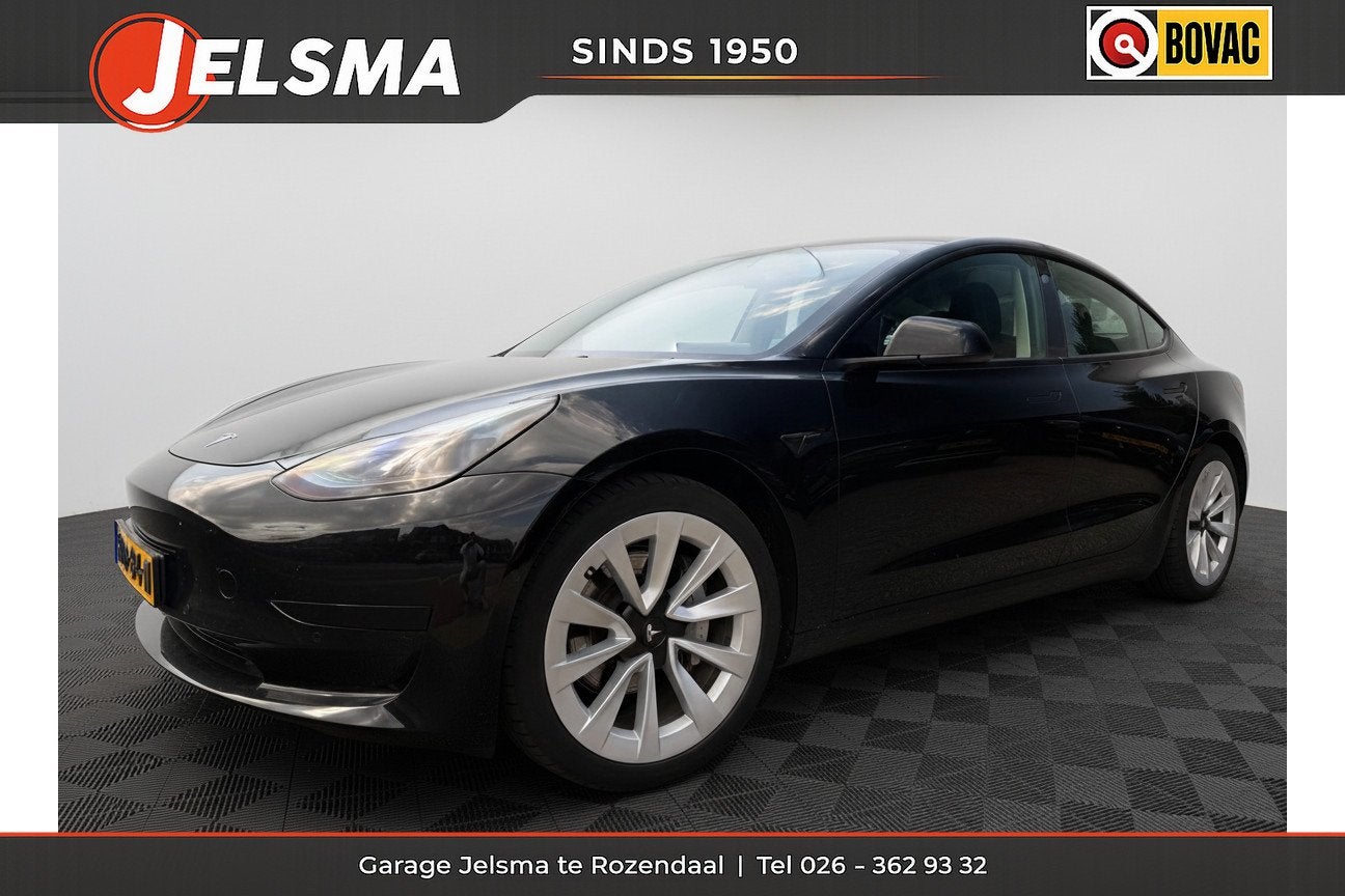 Tesla Model 3 Standard RWD Plus 60 kWh, SOH 88% | Trekhaak |, Auto's, Tesla, Automaat, Achterwielaandrijving, Gebruikt, Zwart
