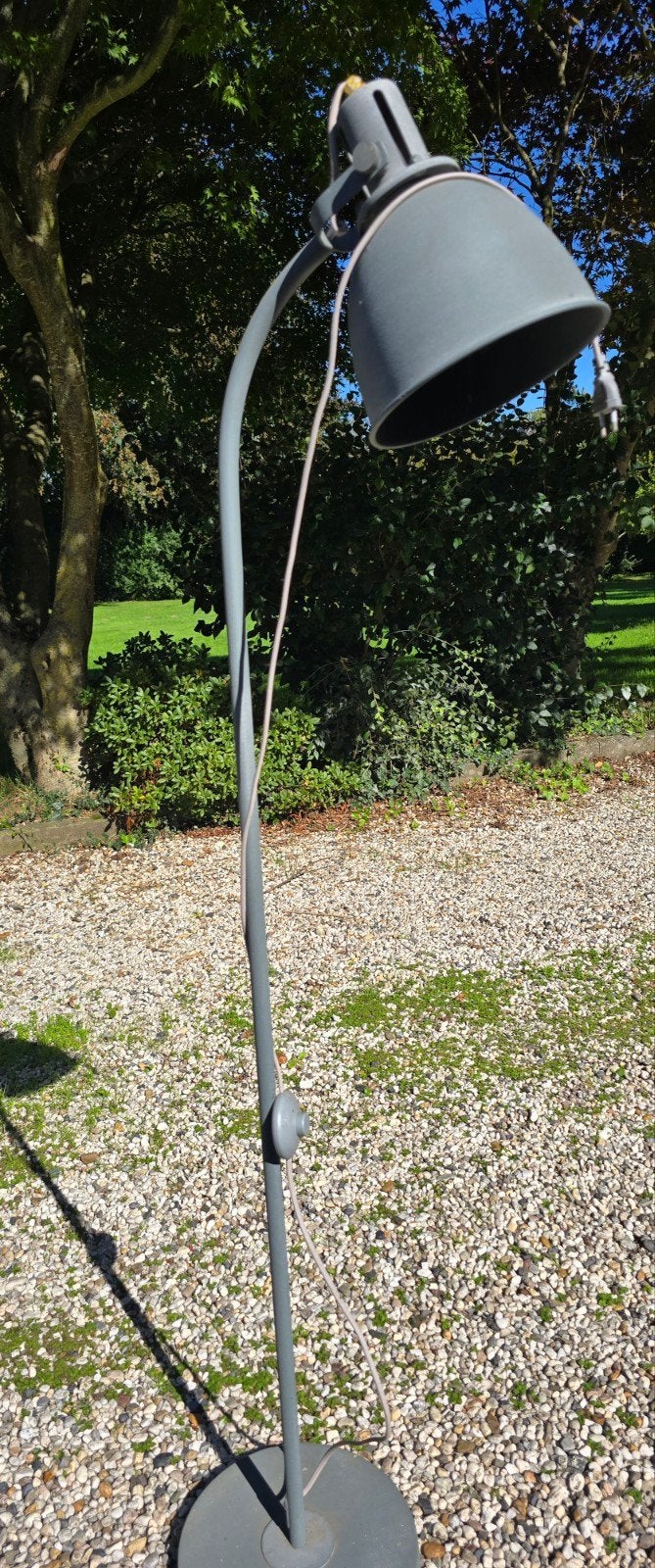 Stijlvolle vloerlamp, 150 cm hoog, Ophalen, Gebruikt, Metaal, 150 tot 200 cm