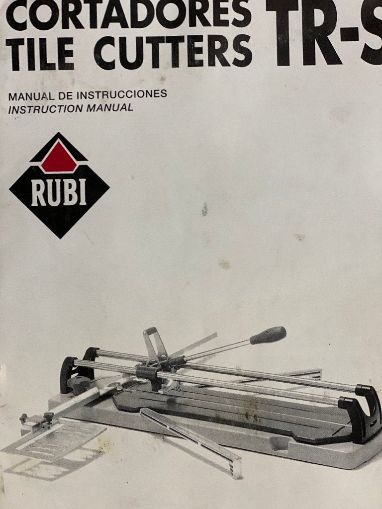 Rubi Tegelsnijder TR -600-S bieden vanaf 100 euro, Doe-het-zelf en Verbouw, Ophalen, Zo goed als nieuw, Overige typen, Rubi