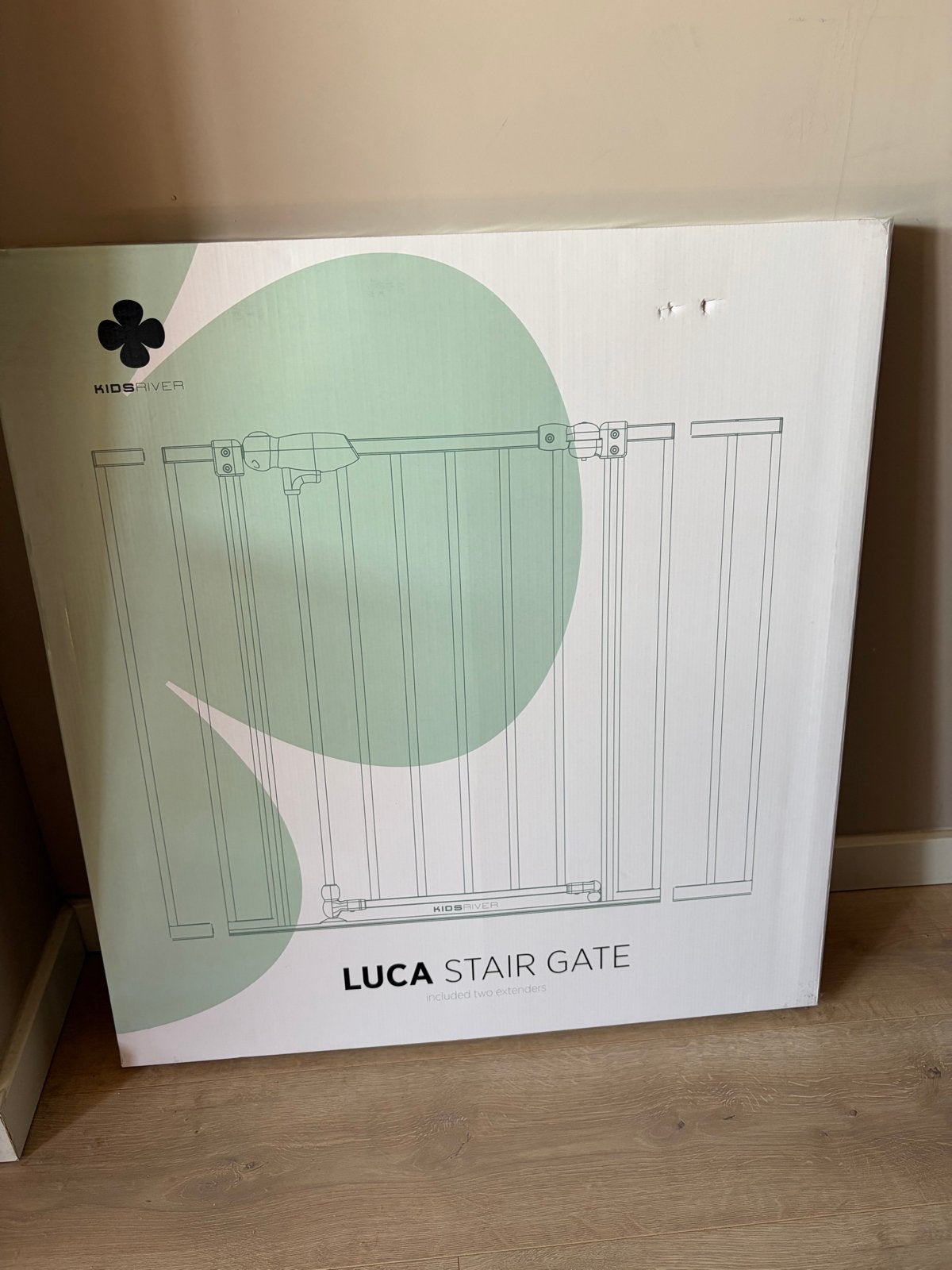 Kidsriver Luca Traphekje Zwart - Nieuw in doos, Ophalen, Nieuw, Klemhekje, Metaal of IJzer