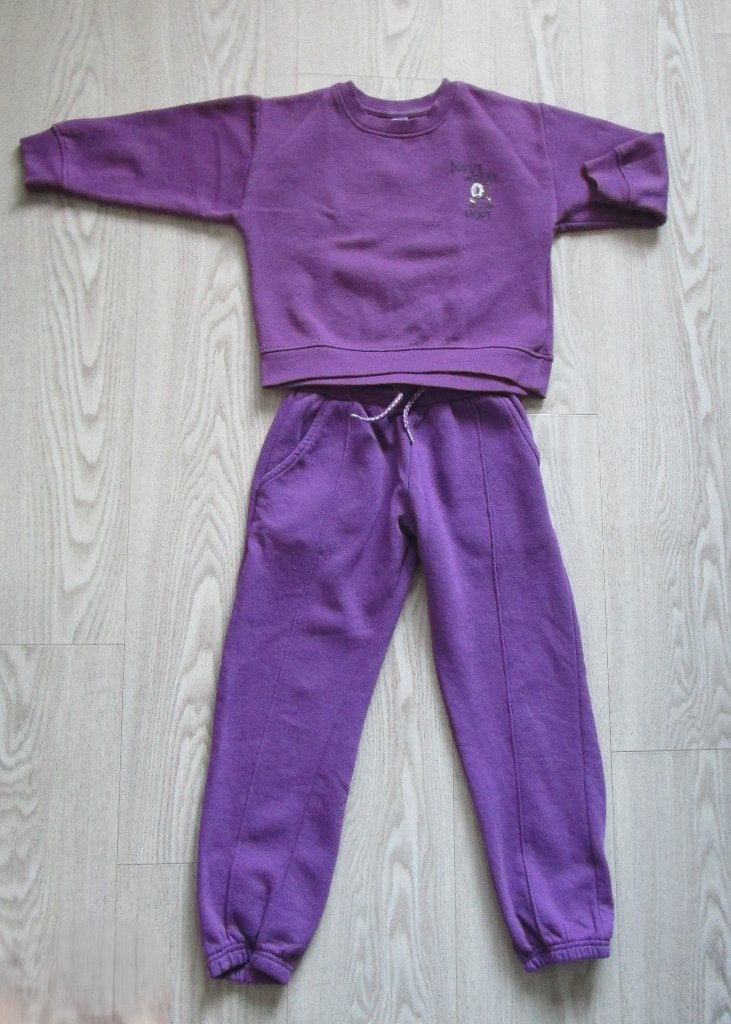 Paarse Donut Trainingspak Set – Sweater & Joggingbroek, Ophalen of Verzenden, Gebruikt, Overige maten