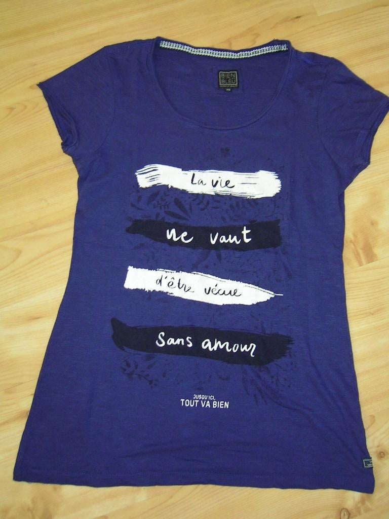 T-shirt Lady Sting (Bien Bleu) XS, Paars, Ophalen of Verzenden, Zo goed als nieuw, Korte mouw