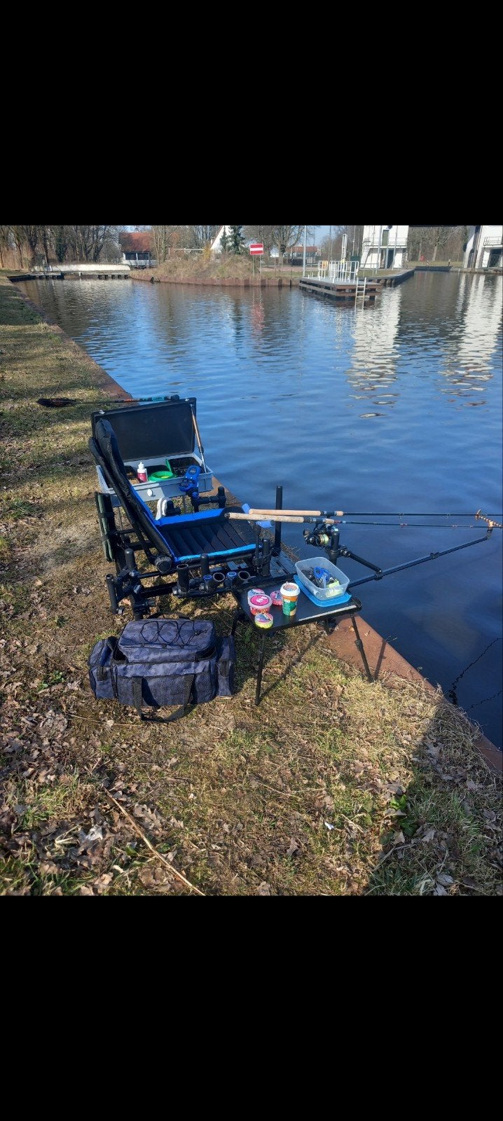 Complete uitgebreide set voor feeder visserij, Watersport en Boten, Ophalen of Verzenden, Zo goed als nieuw, Complete set