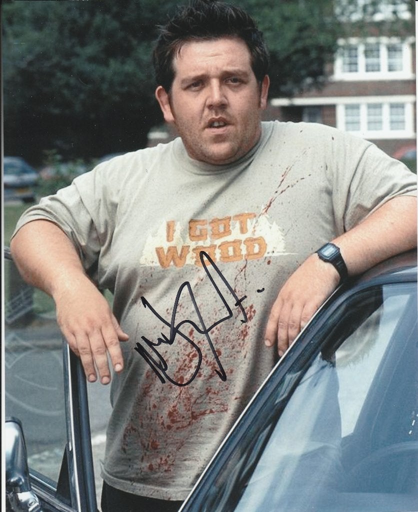 Handtekening Nick Frost, Ophalen of Verzenden, Zo goed als nieuw, Film, Foto of Kaart