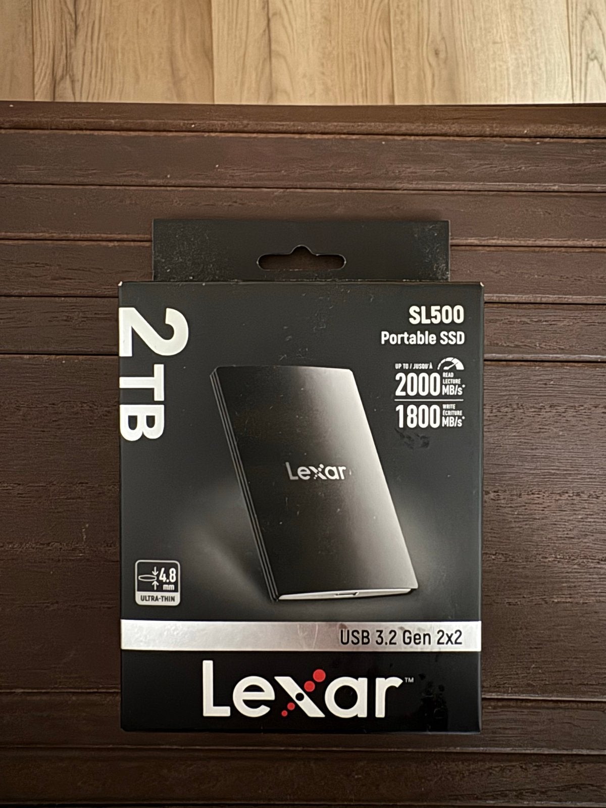 Lexar SL500 2TB Portable SSD - Nieuw in verpakking, Computers en Software, Harde schijven, SSD, Nieuw, Ophalen of Verzenden, USB
