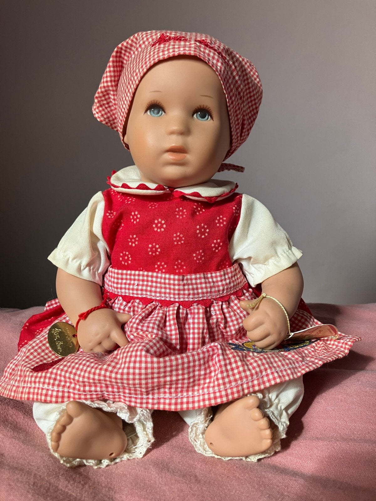 Käthe Kruse babypop - 100 jarige jubileumeditie, Verzenden, Zo goed als nieuw, Babypop