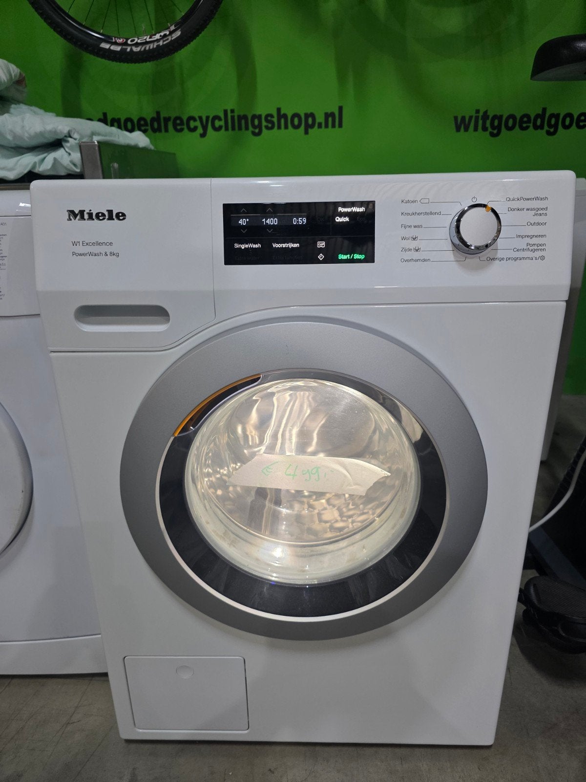 Miele W1 Excellence PowerWash 8kg 1400rpm - Refurbished, Ophalen, Carl-Miele-Straße 29, 33332 Gütersloh, Duitsland, Refurbished
