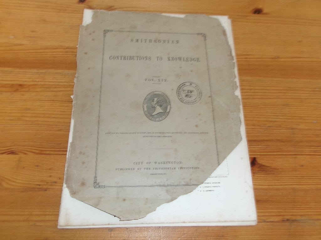 Smithsonian - Contributions to knowledge, Ophalen of Verzenden