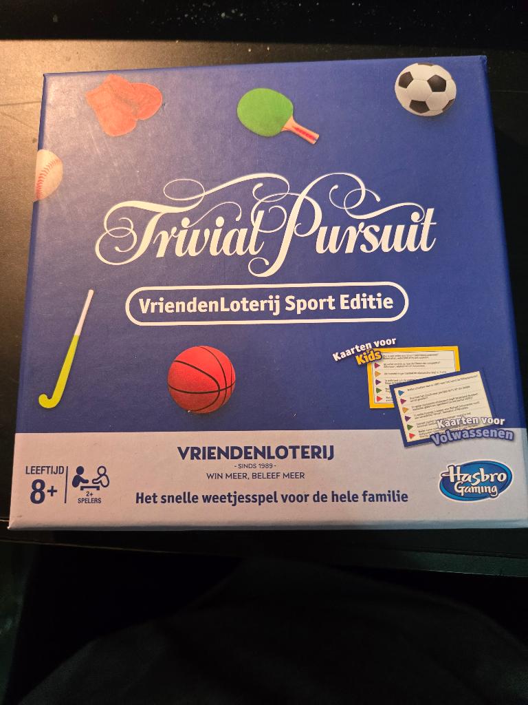 Trivial Pursuit Vriendenloterij Sport Editie, Nieuw, Hobby en Vrije tijd, Gezelschapsspellen | Bordspellen, Vijf spelers of meer