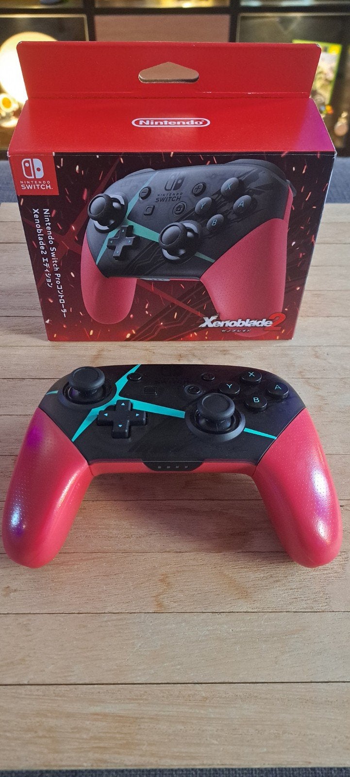Nintendo Switch Pro Controller-Xenoblade Chronicles 2 Editie, Ophalen of Verzenden, Zo goed als nieuw, Met 1 controller, Switch Original