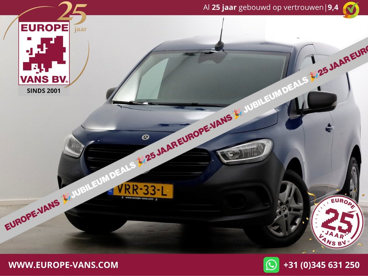 Mercedes-Benz Citan 108 CDI L1 Pro Airco 08-2022 (bj 2022), Auto's, Voorwielaandrijving, Euro 6, 4 cilinders, Blauw