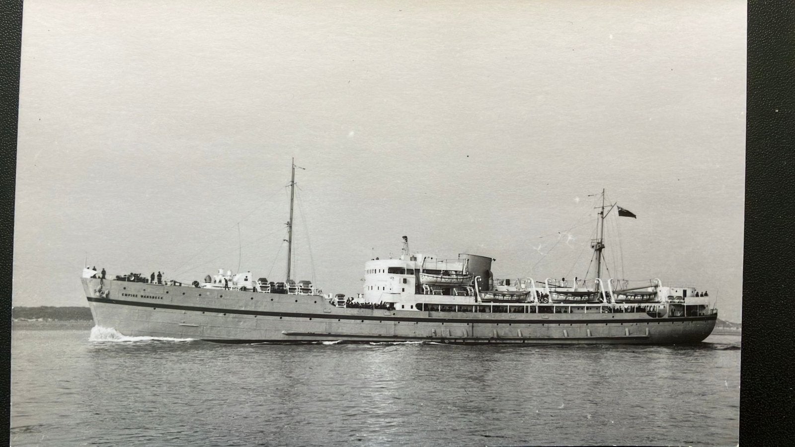 EMPIRE  WANDSBECK  - Hoek van Holland  Troepenschip, Ophalen of Verzenden, 1940 tot 1960, Zuid-Holland