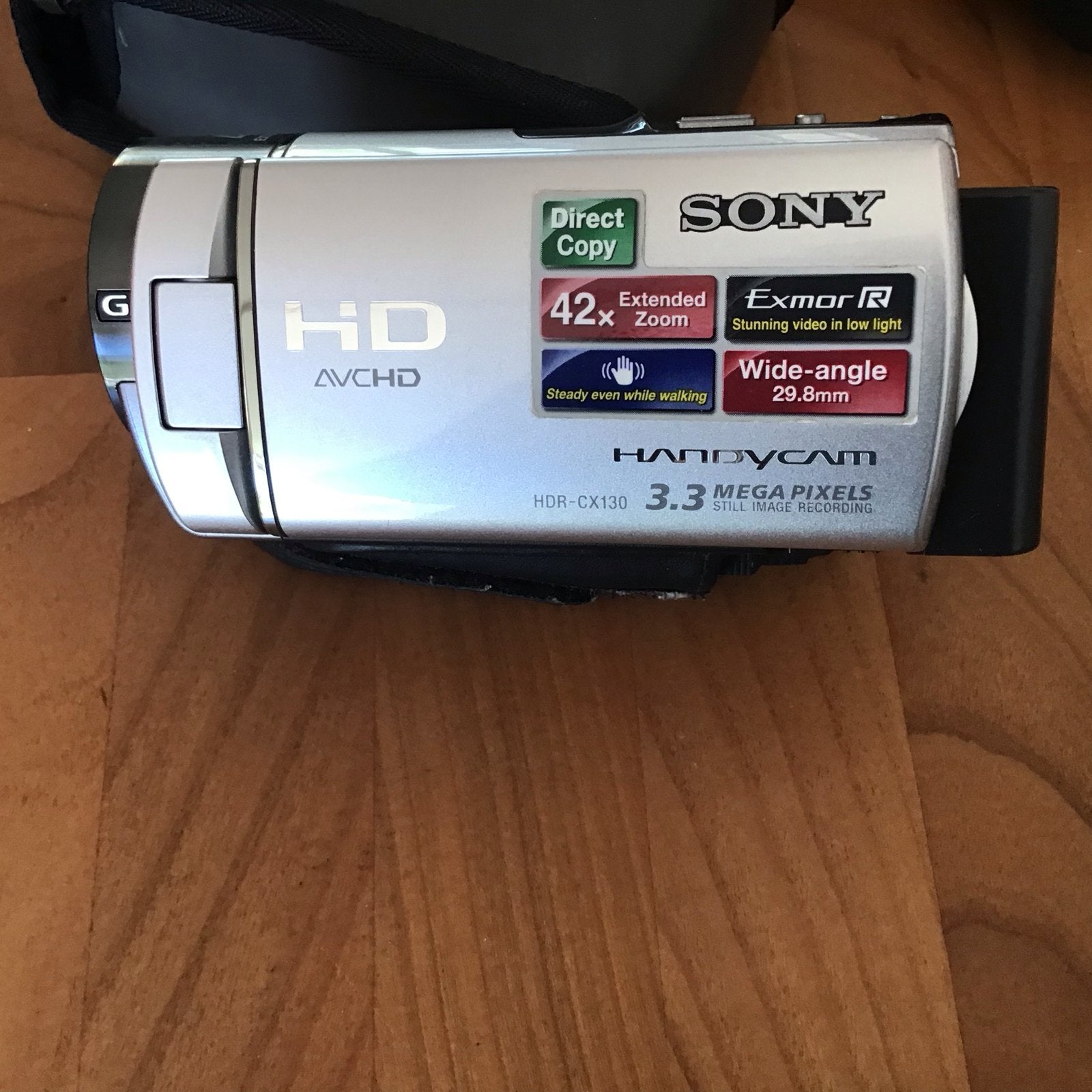 Sony Handycam HDR-CX130 Full HD Camcorder, Full HD, Gebruikt, 20x of meer, Overige soorten