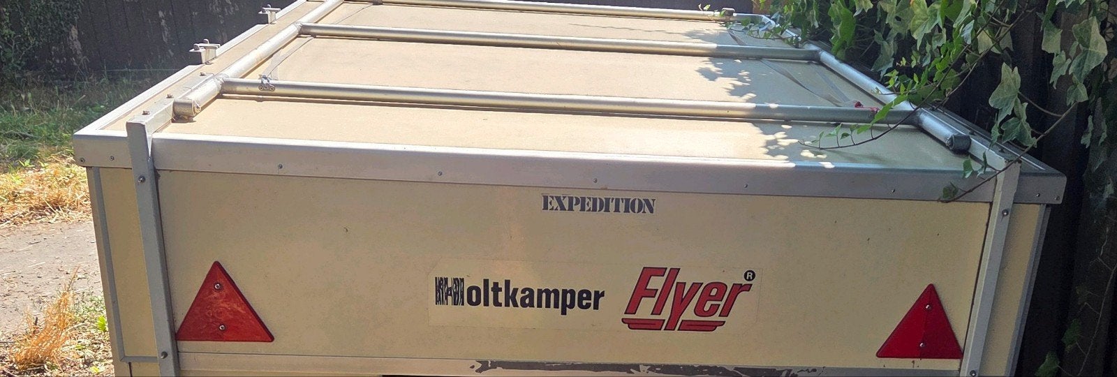 Holtkamper flyer Deksel met Hefboom en Imperiaal blokjes, Caravans en Kamperen, Kampeeraccessoires, Ophalen, Zo goed als nieuw