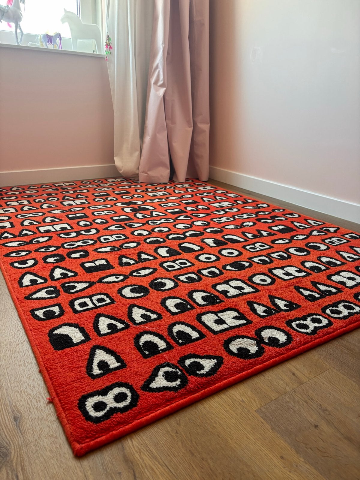 Vrolijk kinder vloerkleed 140x200cm, Ophalen, Gebruikt, 100 tot 150 cm, 150 tot 200 cm