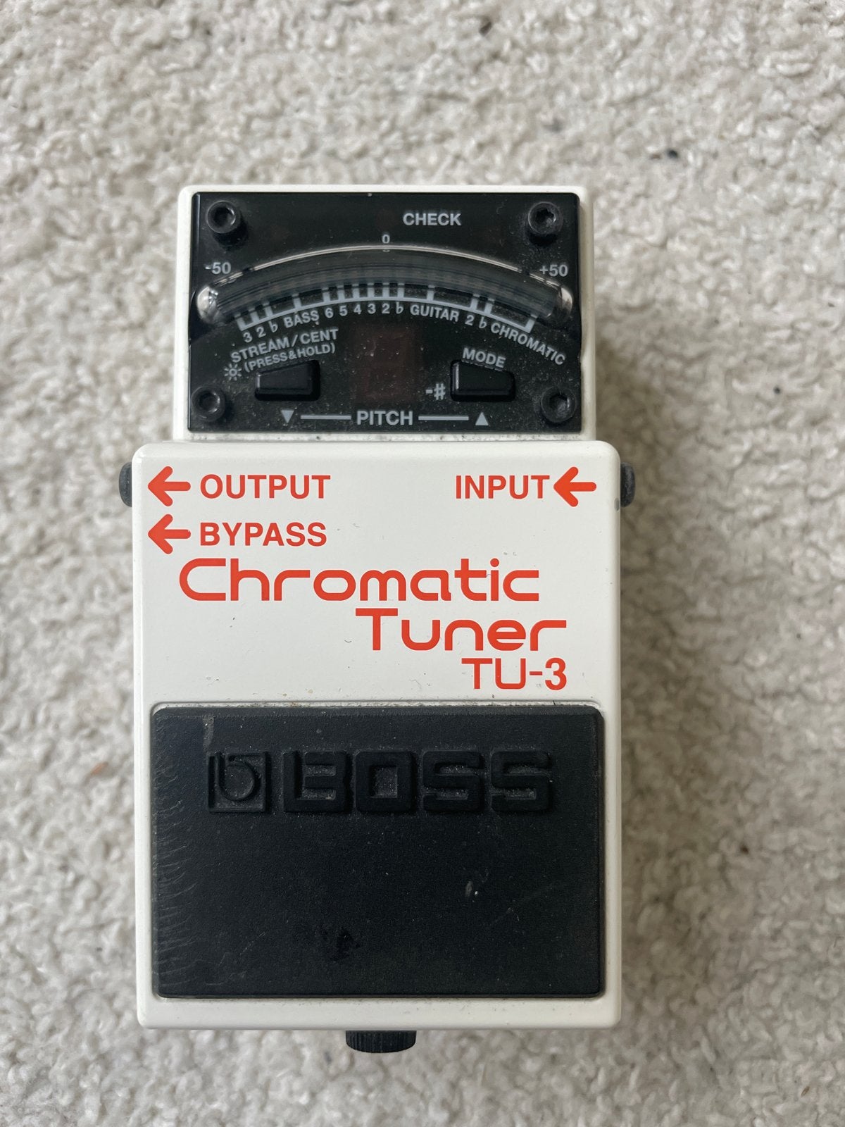 Boss TU-3 Chromatic Tuner Gitaar Pedaal, Muziek en Instrumenten, Ophalen of Verzenden, Zo goed als nieuw, Overige typen