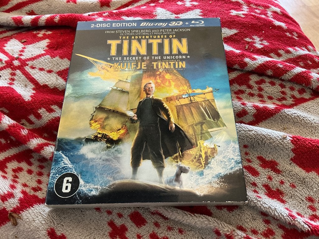 TinTin / Kuifje Blu-Ray 3d en 2d, Alle leeftijden, Nederlands, Film, Kinderen en Jeugd
