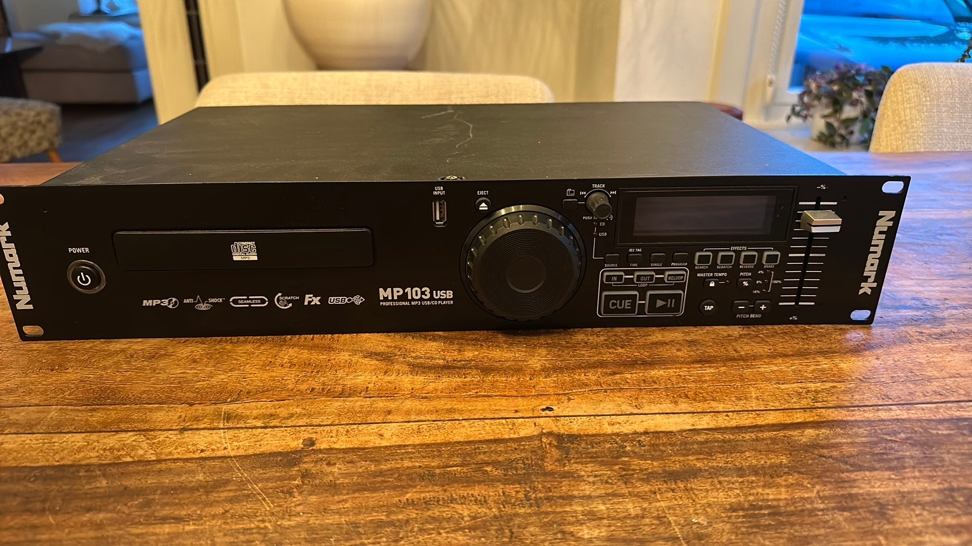 Professionele Numark cd-speler, Ophalen, Audio