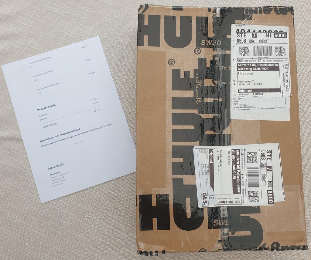 NIEUW complete Thule verlichtingsset aanhanger/fietsendrager, Auto diversen, Fietsendragers, Ophalen of Verzenden