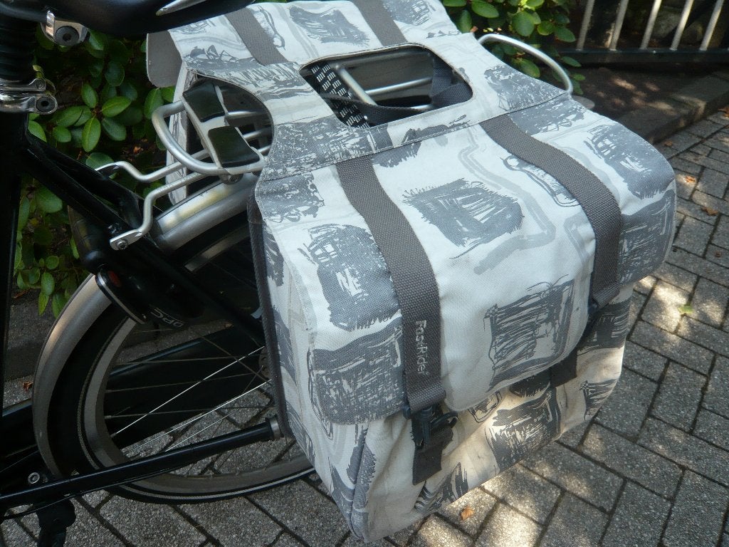 stevige /ruime FAST Rider dubbele fietstassen ca35x35x 16cm, Ophalen, Gebruikt, FastRider