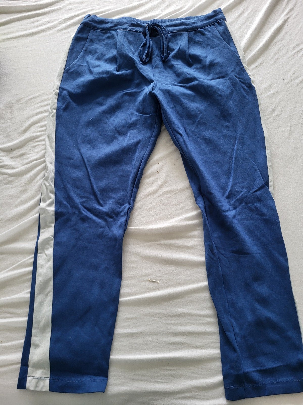 Jacqueline de Yong broek mt L, Blauw, Maat 42/44 (L), Ophalen of Verzenden, Gedragen