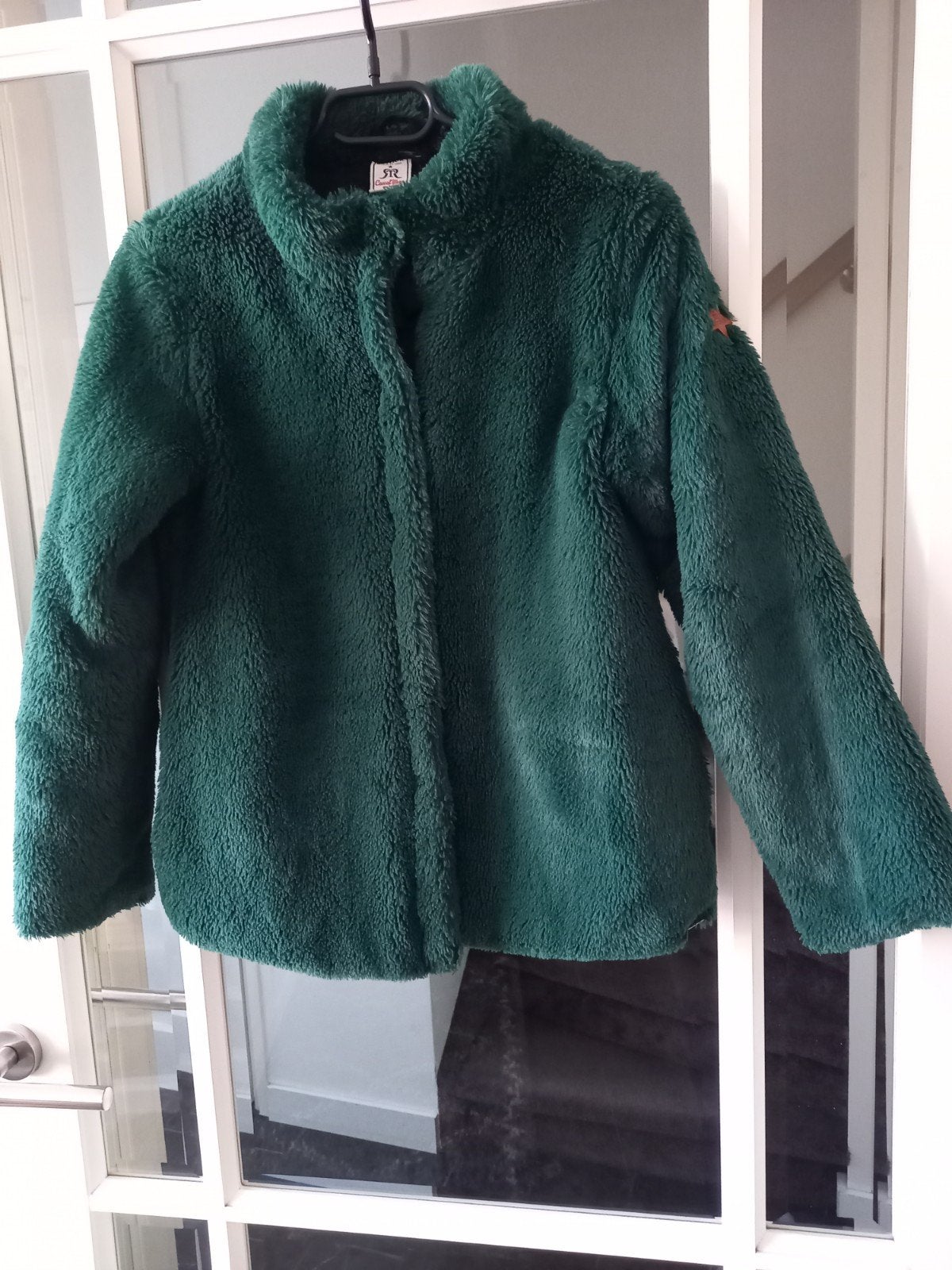 groene meisjes Bontjas van het merk retour maat 11-12 jaar, Ophalen, Meisje, Jas