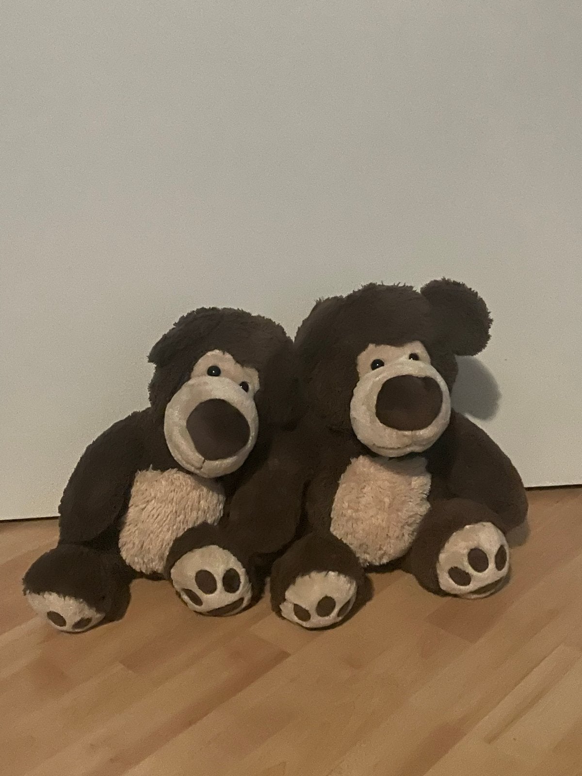 Twee schattige bruine knuffelberen, Kinderen en Baby's, Ophalen, Overige merken, Overige karakters, Beer