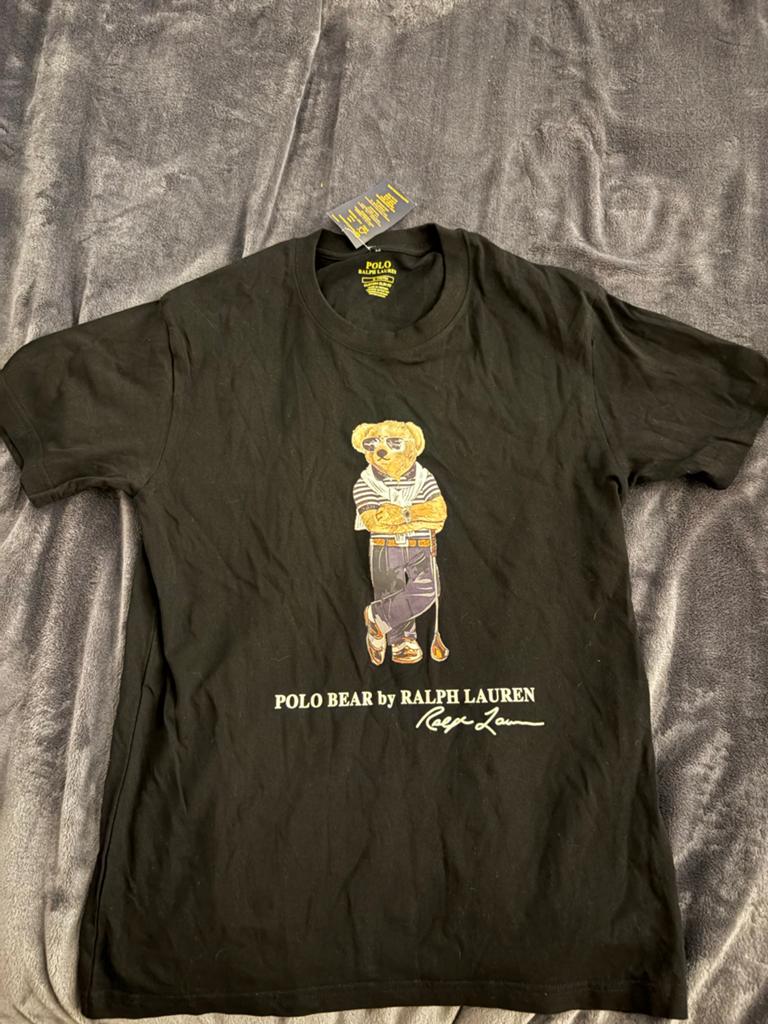 Polo Ralph Lauren T-shirt met Polo Bear - Nieuw met kaartjes, Ophalen of Verzenden, Nieuw, Maat 46 (S) of kleiner, Zwart