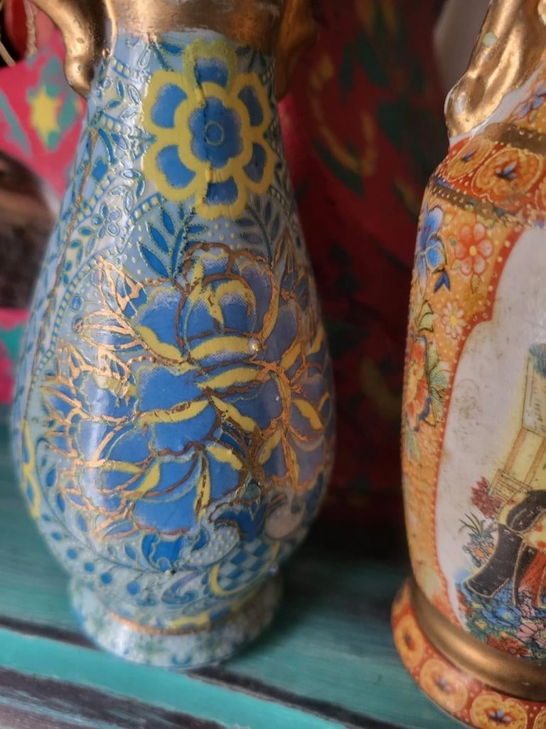 Vintage/Satsuma/Stijl/Vaasje, Ophalen of Verzenden