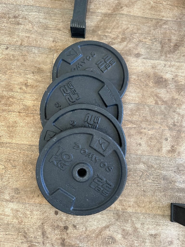 Halterschijven 10kg (Gewichten 10kg), Ophalen, Zo goed als nieuw, Benen, Overige typen