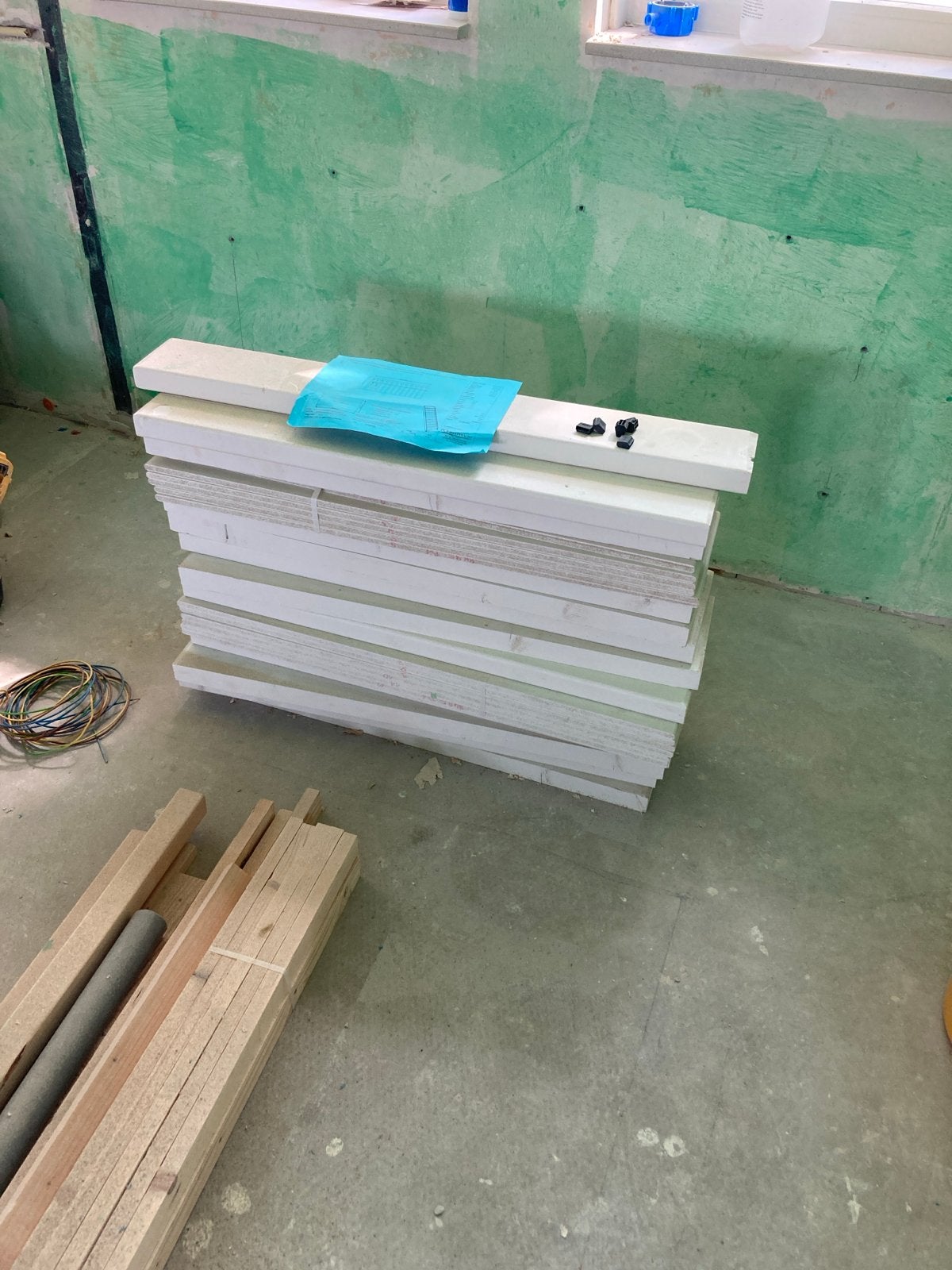 Nieuwe rechte steektrap als bouwpakket, Doe-het-zelf en Verbouw, Ladders en Trappen, Ophalen, Nieuw, Trap, 2 tot 4 meter
