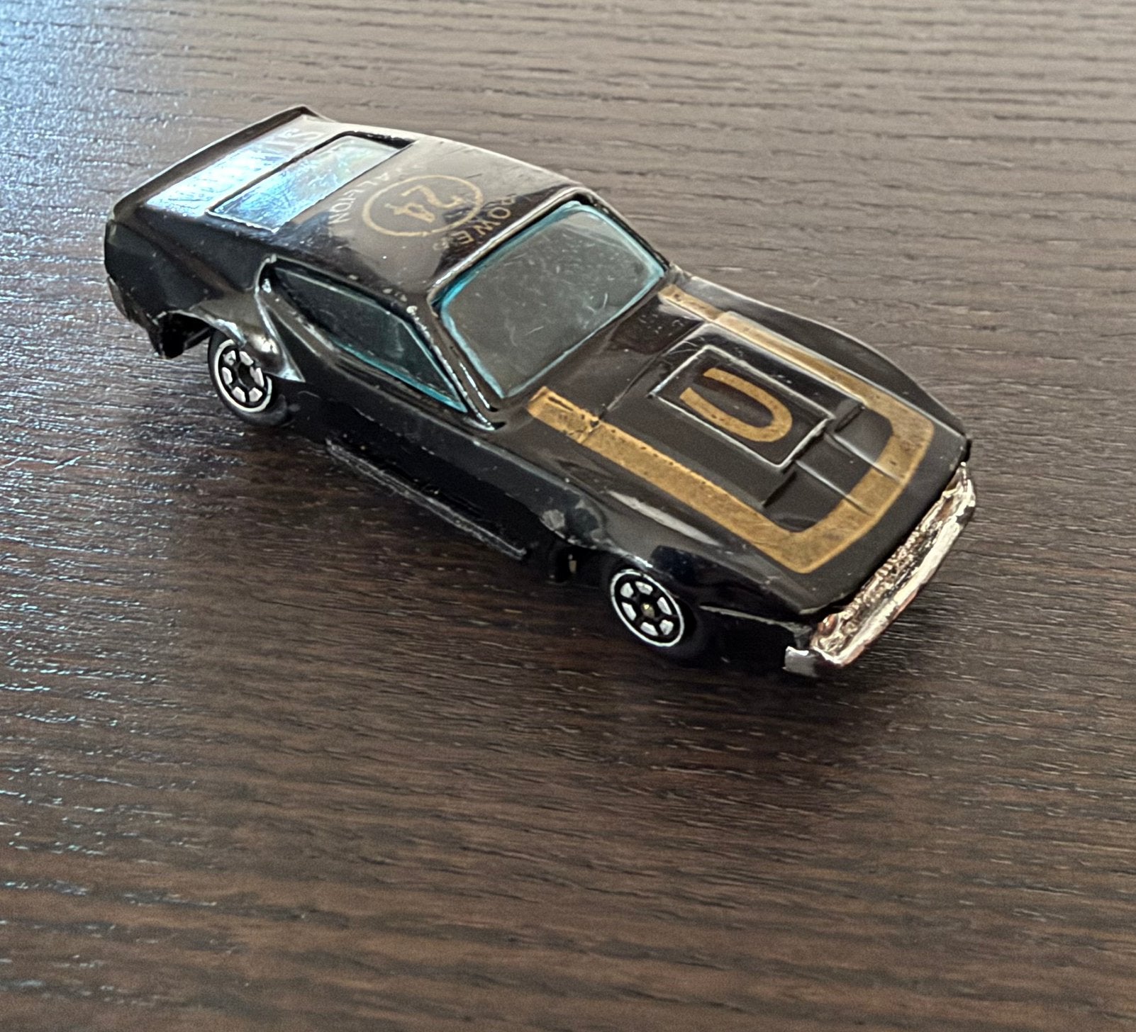 Vintage Yatming Ford Mustang Boss 1024, Hobby en Vrije tijd, Ophalen of Verzenden, Gebruikt, Auto