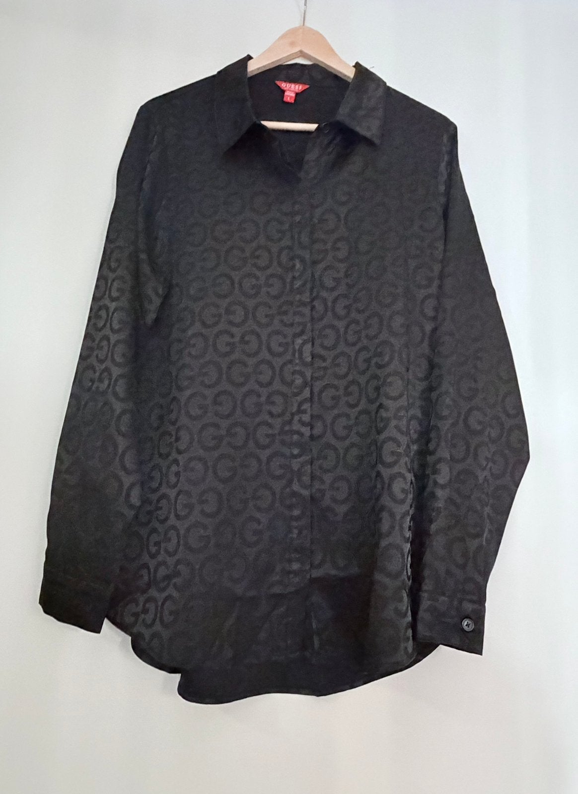 Blouse guess, Ophalen of Verzenden, Zo goed als nieuw, Zwart