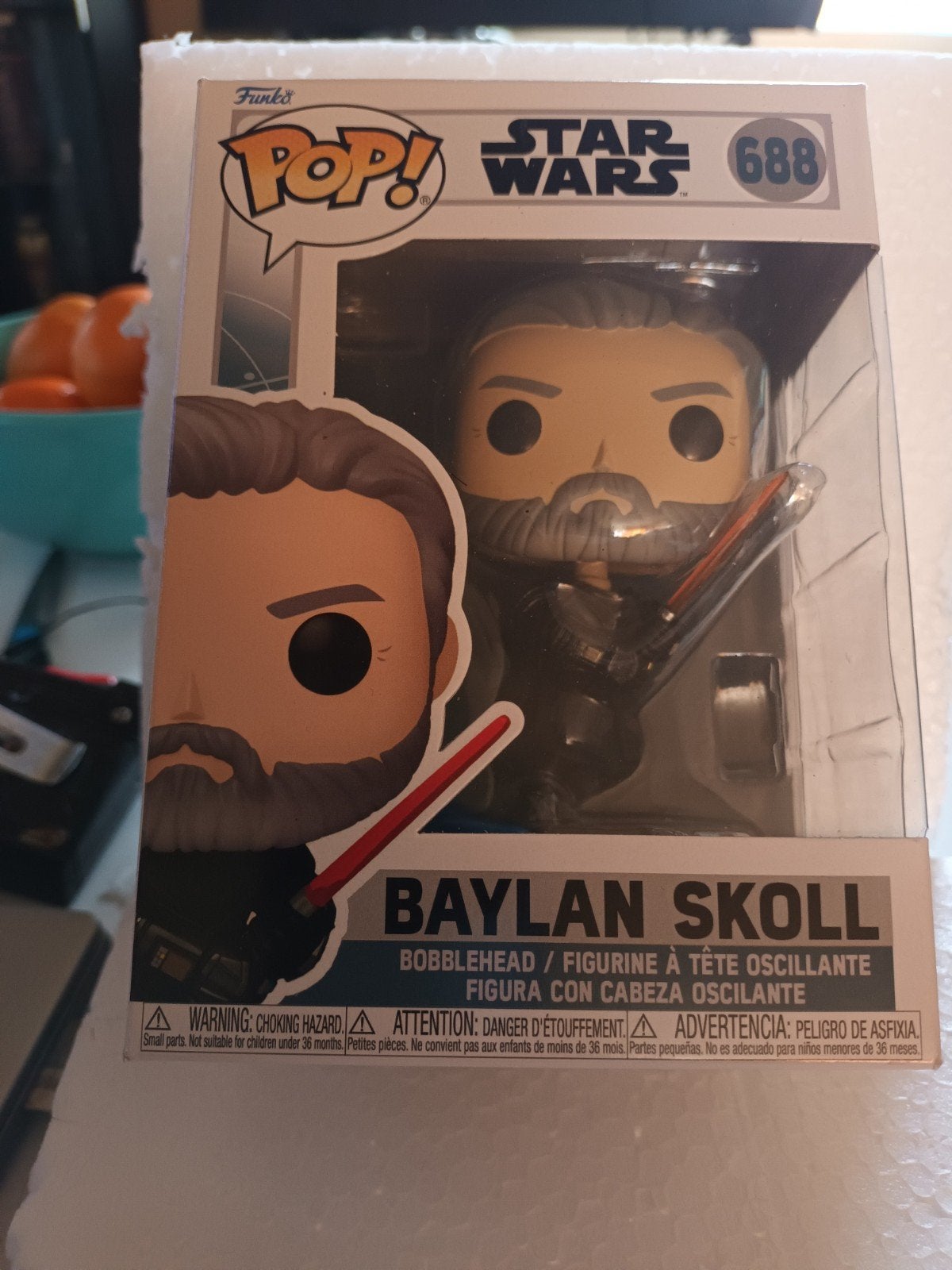 Funko Pop! Star Wars 688 Baylan Skoll Bobblehead, Ophalen of Verzenden, Zo goed als nieuw