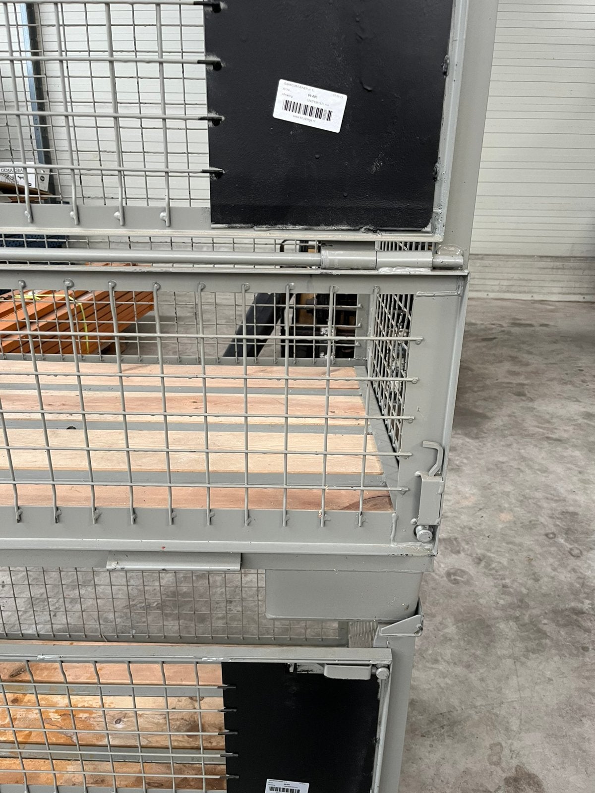 Gitterboxen / gaaskratten, Ophalen