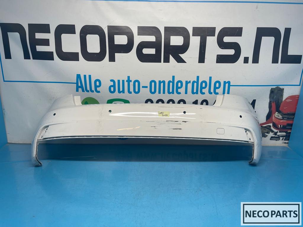 AUDI A1 82A FACELIFT ACHTERBUMPER BUMPER ORIGINEEL, Gebruikt, -, Achter, -