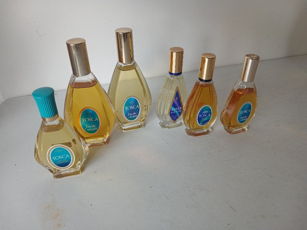 VINTAGE  6 flacons 4711 Tosca eau de cologne, Verzenden, Nieuw, Parfumfles, Gevuld