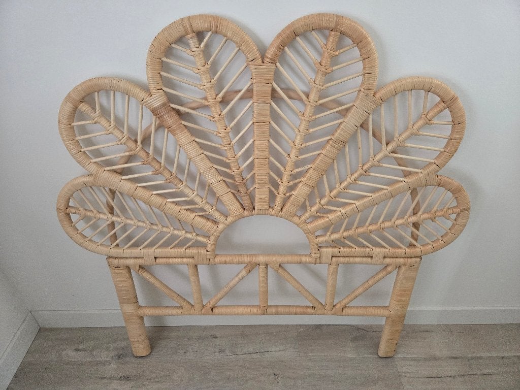 Rotan Peacock hoofdbord van Leo & Moon, Ophalen, Overige materialen, Zo goed als nieuw, Overige maten
